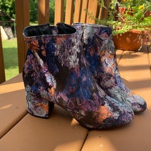 vintage colorful booties